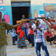 Somali children play with toy guns on the street as worshippers attend the prayer ceremony at the Isbaheysi Mosque in Mogadishu, Somalia, 19 August 2012, to celebrate Muslim holiday Eid al-Fitr which marks the end of the Muslim fasting month of Ramadan.